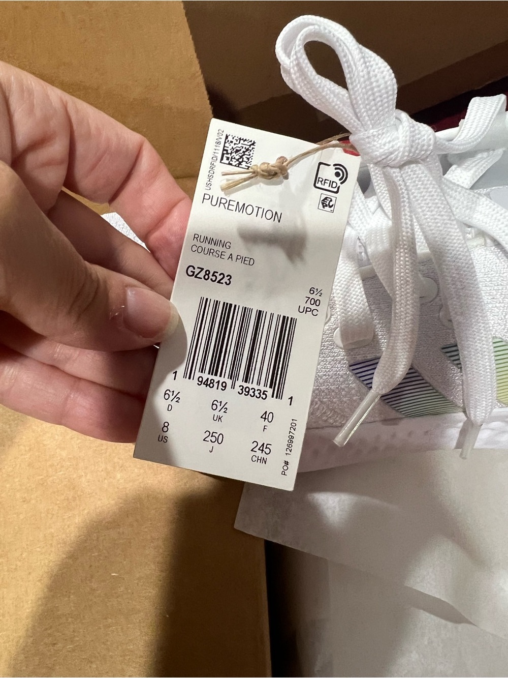 NIB women’s ADIDAS running shoes 8 pure motion - Picture 6 of 10
